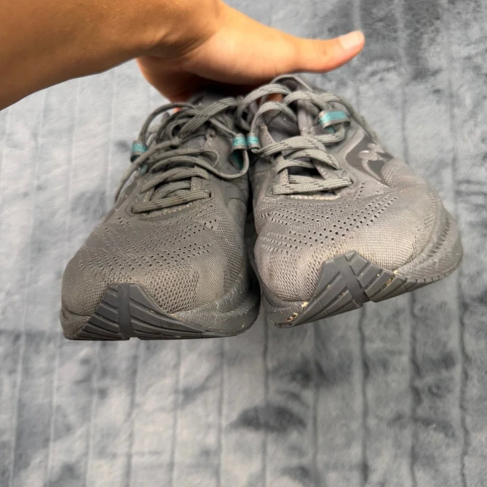 Saucony Triumph 20 Mens Grey Teal Running Shoes S20759-101 Size 9